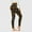 Brown high waisted leggings for women a1, variant on Cagogo Women's High Waisted Slim Fit Plaid Leggings Stretch Casual Streetwear Active Long Pants Yoga Workout Party Trousers, Blue 2XL