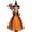 dress 512Orange265, variant on HAYIMI Girls Halloween Witch Dress For Play And Party Dress Up Girls Sleeveless Stylish Dresses