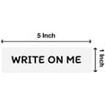 thumbnail image 2 of Magnetic Shelf Labels - Magnetic Name Tags - Dry Erase Strip Magnets - Dry Erase Re-writable Magnetic Strips Labels Tags, 1 x 5 Inches ( 50 Pack), 2 of 6