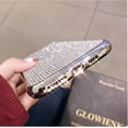 thumbnail image 4 of iPhone Xs Max Case Luxury Fashion Glitter Sparkle Bling Glossy Crystal Rhinestone Artificial Diamond Protective Cover with Soft TPU Electroplate Case for iPhone Xs Max Silver, 4 of 6