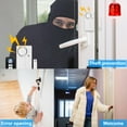 thumbnail image 5 of GREENCYCLE 4 Set (4 Remote,4 Alarm) Multi-function Wireless Anti-Theft Remote Control Burglar Alert Door Window Security Alarms Emergency Magnetic Sensor Chime Door Alarm, 5 of 11