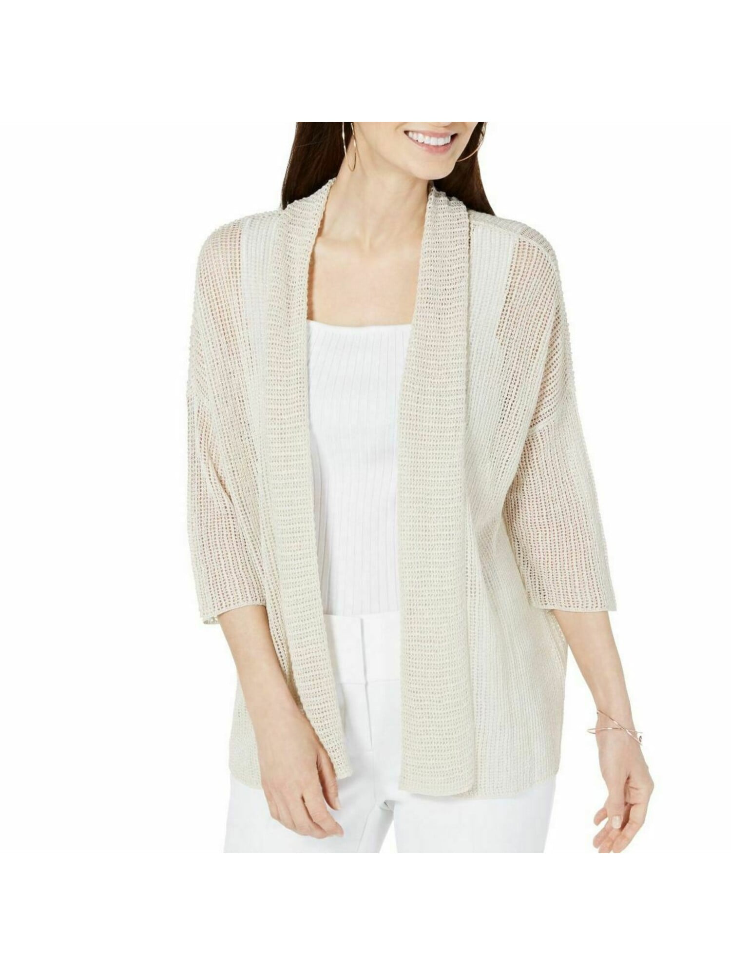 Open Cardigan Sweater Size 