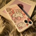 thumbnail image 5 of For iPhone 15 Pro Max Hello kitty Cat Cover For iPhone 14 13 12 11 Pro Max Mini 6 6s 7 8 Plus X XR XS Max white clear Phone case, 5 of 5