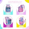 thumbnail image 4 of Kids Backpack for School Backpacks for Girls with Lunch Box Lightweight Toddler Bookbag for Elementary School Student, 4 of 7