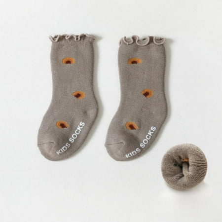 

Leonard 0-5 Years Old Baby Thickened Sock Soft Cotton Baby Girls Boys Socks Newborn Printing Infant Socks Anti Slip Floor Sock Autumn Winter