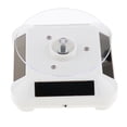 thumbnail image 2 of yingyy Solar Powered Rotary Display Stand Turn Table Changing Color Lights White 90mm, 2 of 6