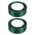 thumbnail image 1 of 2 Rollos de 22 metros Chic Cintas de envoltura de regalos Tira de regalo Decorativo Riband Festival presenta suministros de bricolaje para el banquete de boda (verde oscuro), 1 of 5