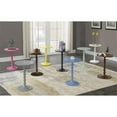 thumbnail image 5 of Pemberly Row Modern MDF/Solid Pine Wood/Painted Spindle Table in Pink, 5 of 5