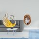 thumbnail image 2 of Escultura De Cisne-ganso De Resina Y Marco De Fotos Ornamentado. Figura Decorativa Para Sala De Estar, Dormitorio, Oficina, Soporte De Mesa. Ideal Como Regalo., 2 of 8