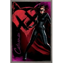 DC Comics Movie - The Dark Knight Rises - Catwoman Wall Poster, 14.725" x 22.375", Framed