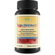 Pro Striction D - Natural Blood Health Support - Promote Healthy Circulation - Support Reduced Inflammation, Heart Health, Cholesterol, & Blood Pressure - Natural Immune Function & Blood Flow Support