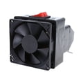 thumbnail image 3 of ESTONE Portable 150W PTC Car Vehicle Heating Heater Hot Fan Defroster Demister DC 12V, 3 of 7