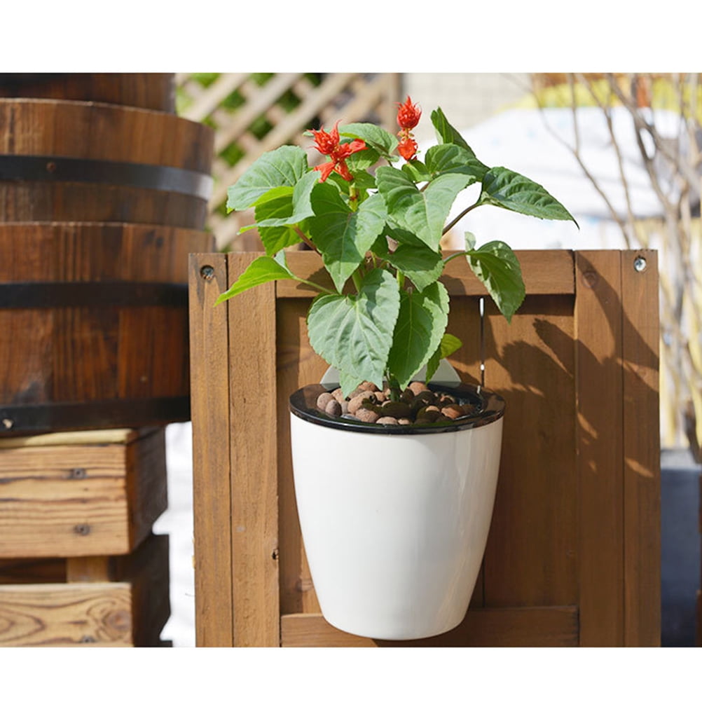 DECORNIJIA 3Pcs Hanging Flower Planter With Cotton Rope For Indoor And Garden Use