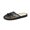 Black-linen, variant on Women's Chinese Mesh Mule Sandals Floral Embroidered Slip-On Falt Mules