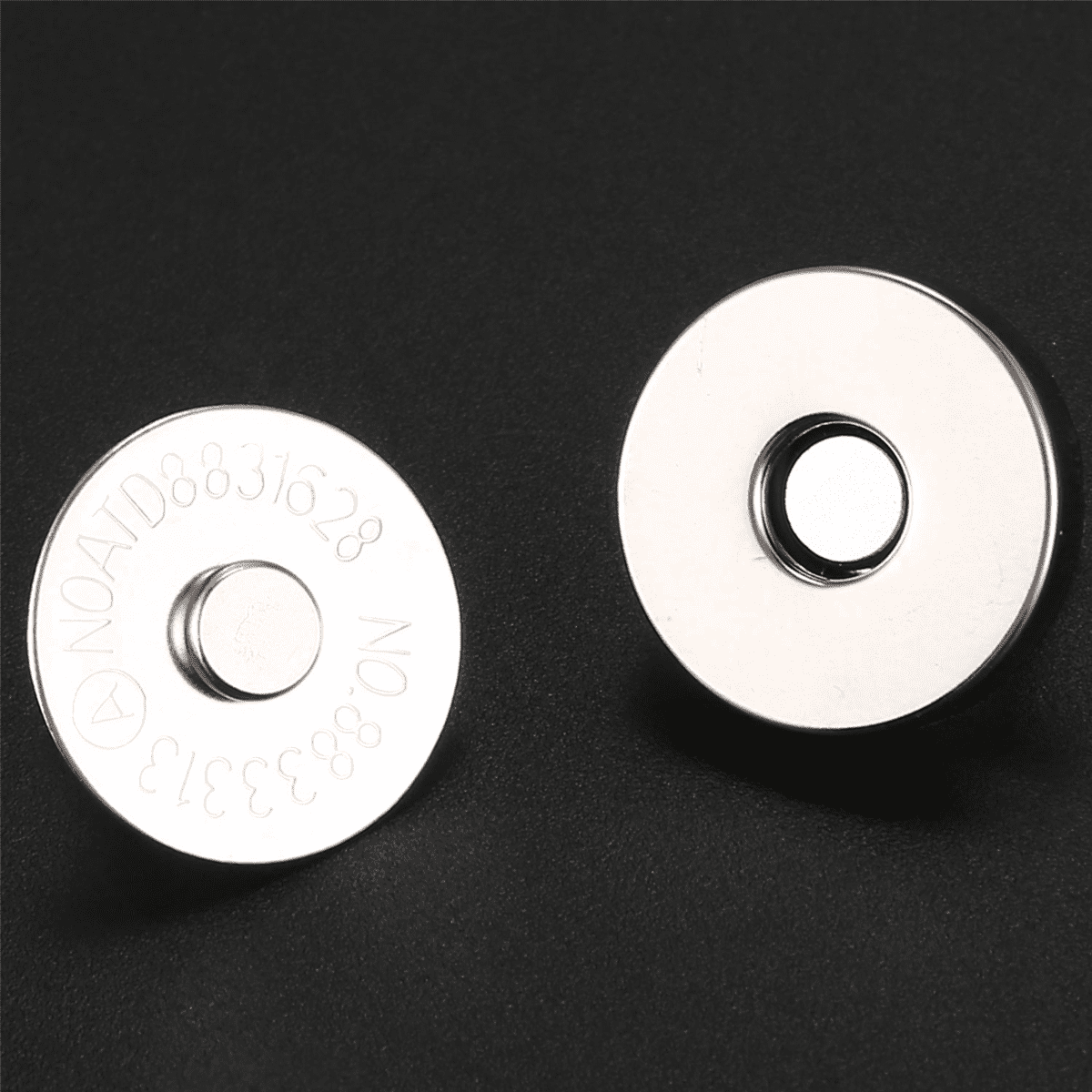 200 Sets Magnetic Button Clasp Snaps 18mm - Great for Sewing, Craft, Purses, Bags, Clothes, Leather
