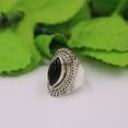 thumbnail image 2 of Silver Gift Ring, Black Onyx Solid 925 Sterling Silver Ring, 2 of 5