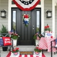 thumbnail image 5 of Eagle Flag Wreath 4Th of July Wreath: Premium Patriotic Holiday Decor for Front Door, Porch, Wall & Window, Durable Artificial Independence Day Wreath for American Home Celebration Harlik, 5 of 9