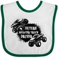 thumbnail image 3 of Inktastic Future Monster Truck Driver Boys or Girls Baby Bib, 3 of 4
