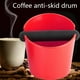 thumbnail image 4 of Espresso Recipiente para Posos de . Accesorios para Máquinas de Expreso de material acero Inoxidable. Barra de Golpes Absorbente de - 1 rojo estilo 1 rojo Yotijar tazón de café antideslizante, 4 of 7
