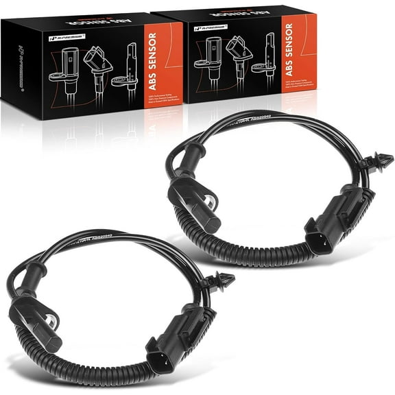 A-Premium ABS Wheel Speed Sensor Compatible with Ford Models - Mustang 2011 2012 2013 2014 - Rear Driver and Passenger Side, Replace# ER3Z2C190A, ER332C190AA 2-PC Set