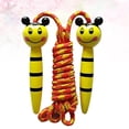 thumbnail image 4 of Jump Rope de jardín de jardín de infantes Ajupiendo a los estudiantes de la cuerda de la cuerda de la cuerda que salta la cuerda (abeja, cuerda del color al azar), 4 of 5
