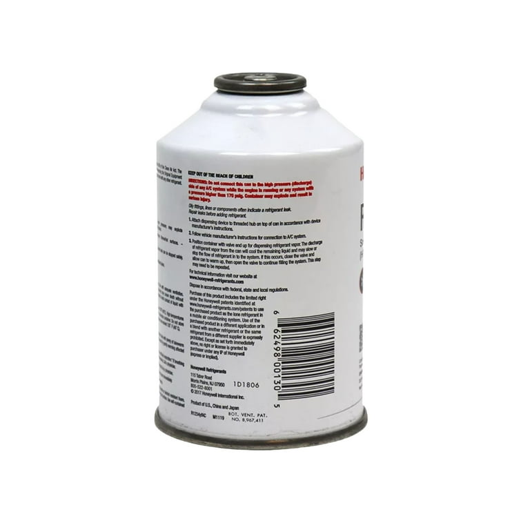FJC FJ696 8oz Honeywell R-1234yf AC Refrigerant Can for Auto