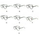 thumbnail image 5 of Qarigey Montura de gafas multiusos, gafas versátiles para diferentes ocasiones, montura de gafas negras arcoíris IS031C6 Type3 NO3, 5 of 6