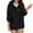 Black, variant on Women's Soft Zip Up Jacket Cozy Lined Lightweight Warm Outerwear For Casual Fall Winter Open Front Cardigan