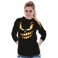 thumbnail image 5 of Halloween Evil Pumpkin Costume Long Sleeve TShirt Men Women Brisco Brands L, 5 of 6