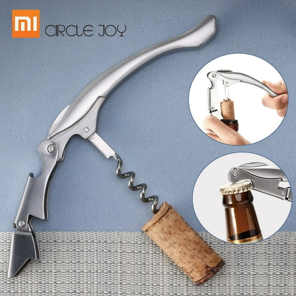 Youpin Circle Joy Stainless Steel Opener Multifunctional Bottle Opener Professional Portable Screw Bottle Openers Accessories Tool Sommelier Corkscrew