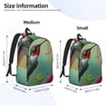 thumbnail image 2 of Fotbe Hummingbird Floral Paradise Mochila de Lona con Estampado, Mochila Duradera, Mochila Versátil de Alta Calidad, Mochila Compacta Vintage-Small, 2 of 5