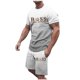 thumbnail image 1 of Playeras De Algodón Para Hombre, Camiseta Holgada Con Estampado De Letras De Ciudad Para Hombre, Conjunto De Ropa Deportiva De Verano, Ropa Deportiva Informal, 1 of 6