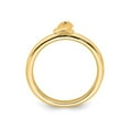 thumbnail image 5 of Yellow Plated Sterling Silver Awareness Ribbon Ring, 5 of 5