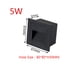 thumbnail image 3 of Lámpara de pared LED regulable de 3 W, 5 W y 7 W, luz de escalera de aluminio, lámpara de paso LED empotrada, lámparas de esquina de pared para caminos, CA 85-265 V, luz de pared CC 12 V, 3 of 5