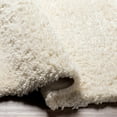 thumbnail image 5 of Hauteloom Siari Living Room, Bedroom Shaggy Area Rug - Solid Shag - High Plush Pile - Cream, White - 3'11" x 5'7", 5 of 13