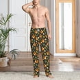 thumbnail image 4 of Salouo Forest Squirrel Print Pajama Pants for Men, Lounge Pants Elastic Waistband Casual Men's sleepwear Loungewear Sleep Pajama Pant -Large, 4 of 7