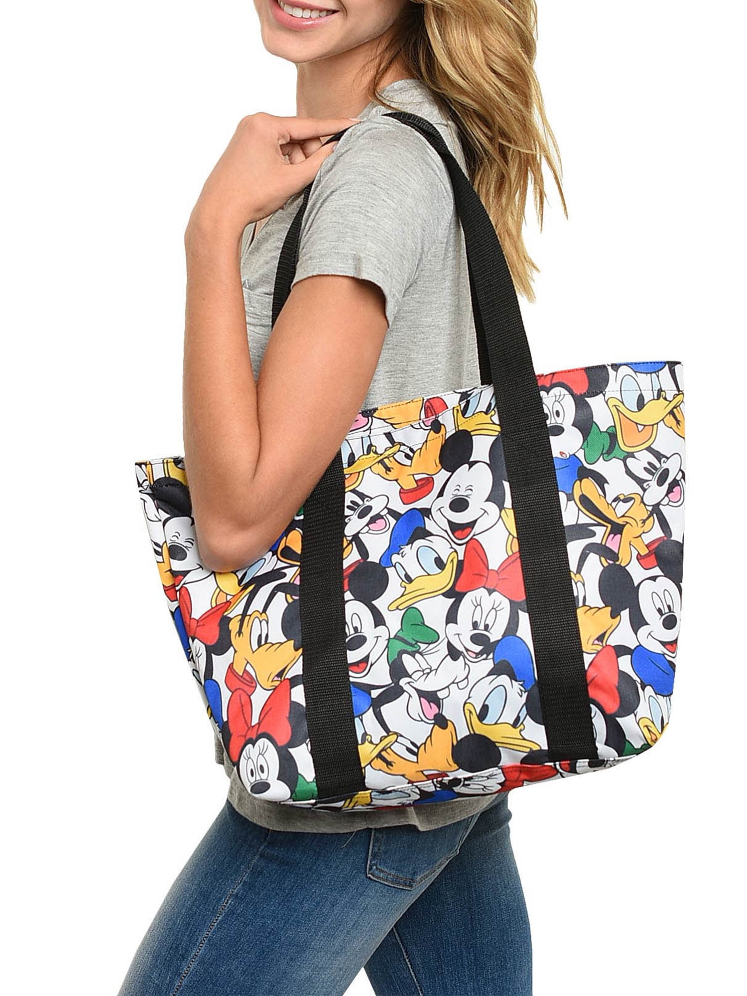 Disney Mickey Mouse Bag Shoulder Cartoon Lady Tote Large Capacity