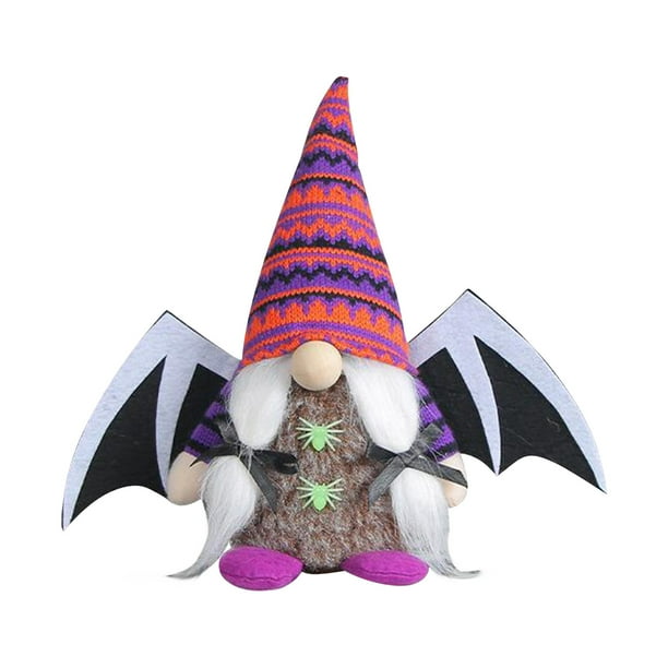 Halloween Decor Halloween Decorations Winged Halloween Faceless Doll Cute Plush Companion For Halloween Halloween Gnome Doll Dwarf Plush Doll Decorations Holiday Gifts Household For Child