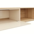 thumbnail image 5 of Nexera Arlo 66" - 108" Extendable Tv Stand, Natural Blonde Oak, 5 of 7