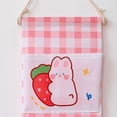 thumbnail image 2 of Bolsa de almacenamiento para colgar en la pared, telas, puerta, bolsillos de almacenamiento montados en la pared, decoración del hogar para dormitorio, mesita de noche y armario, 2 of 5