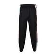 thumbnail image 5 of Mens Joggers with Pockets Solid Color Mid Waisted Lightweight Loose Fit Pants Loose Fit Button Side Basketball with Elastic Track Pants for Travel Training Running, 5 of 6