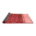 thumbnail image 2 of Ahgly Company Indoor Round Abstract Red Modern Area Rugs, 3' Round, 2 of 4