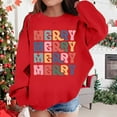 thumbnail image 3 of MEZZALL Sweat à Capuche Imprimé Lettre Mode pour Filles Chandail Décontracté Ample pour Tout-Petits, Rouge, 2-3 Ans, 3 of 4