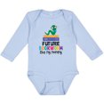 thumbnail image 3 of Inktastic Future Bookworm Like My Mommy Boys or Girls Long Sleeve Baby Bodysuit, 3 of 5