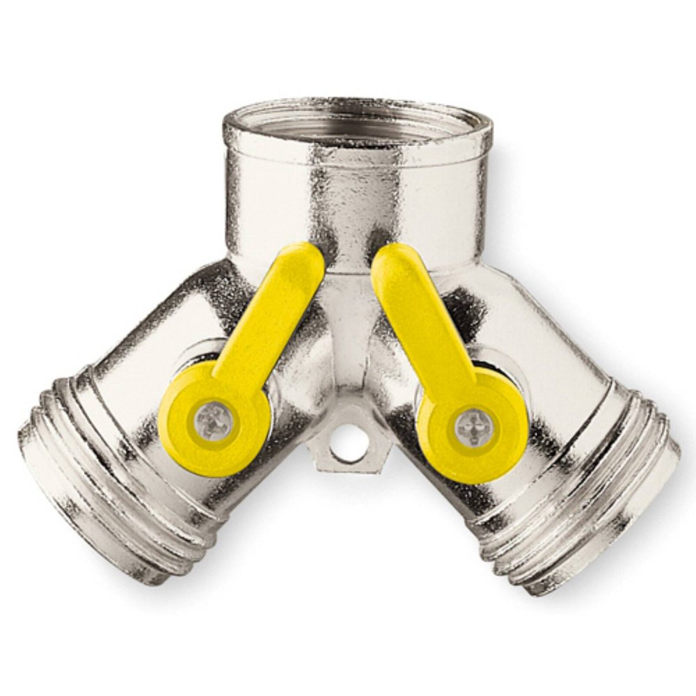 Nelson 50311 Dual Outlet Metal Hose Adapter
