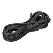 Uxcell 15M/49.21Ft Rubber Window Screen Spline Sealing Strip, 6mm OD Black, 2 in 1 Combine Type