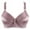 Orange, variant on Wolfast Bras for Women Fashion Printed Bra Wire Free Underwear One-Piece Bra Everyday Underwear Bras for Women