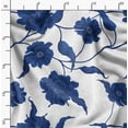 thumbnail image 2 of Soimoi Velvet Blue Fabric By the Yard - 54 Inch Wide -Florals Print Fabric - Elegant and Timeless Patterns for Fashion and Home Decor Printed Fabric, 2 of 6