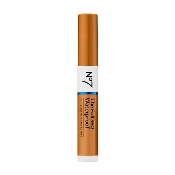 Máscara No7 The Full 360 Waterproof Marrón/Negro, 7 ml