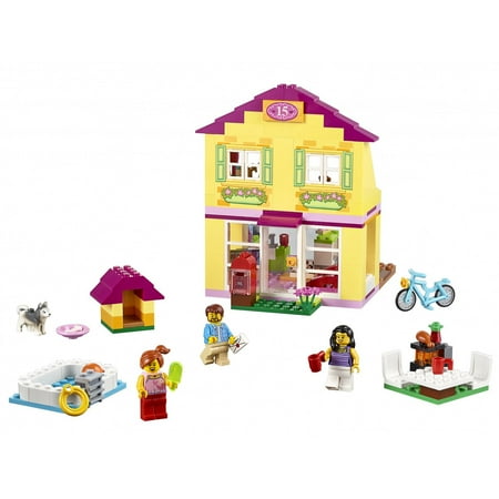 LEGO Junior Family House Easy to Build with 3 Minifigures, 226 Pieces | (Best Easy Minecraft Houses)